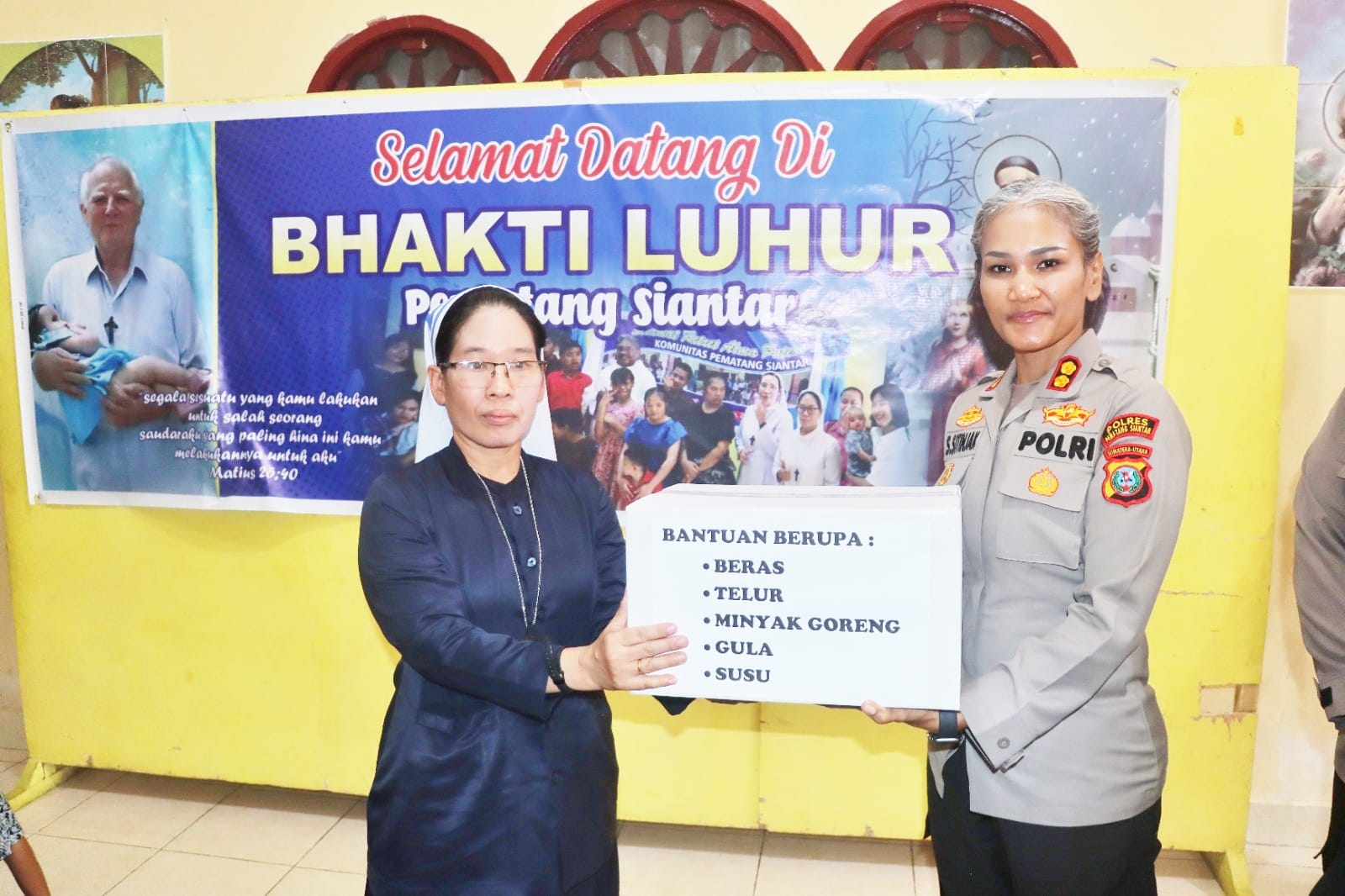 Kapolres Pematangsiantar Laksanakan Bakti Sosial di Panti Asuhan