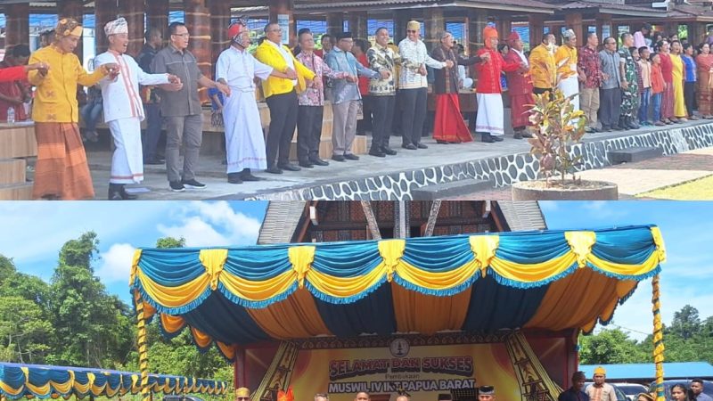 Hadiri HUT Ikatan Keluarga Toraja (IKT) Kabupaten Teluk Bintuni, Bupati Yohanis Manibuy Ajak Masyarakat Mendukung dan Menyukseskan Seluruh Kebijakan Pembangunan Daerah