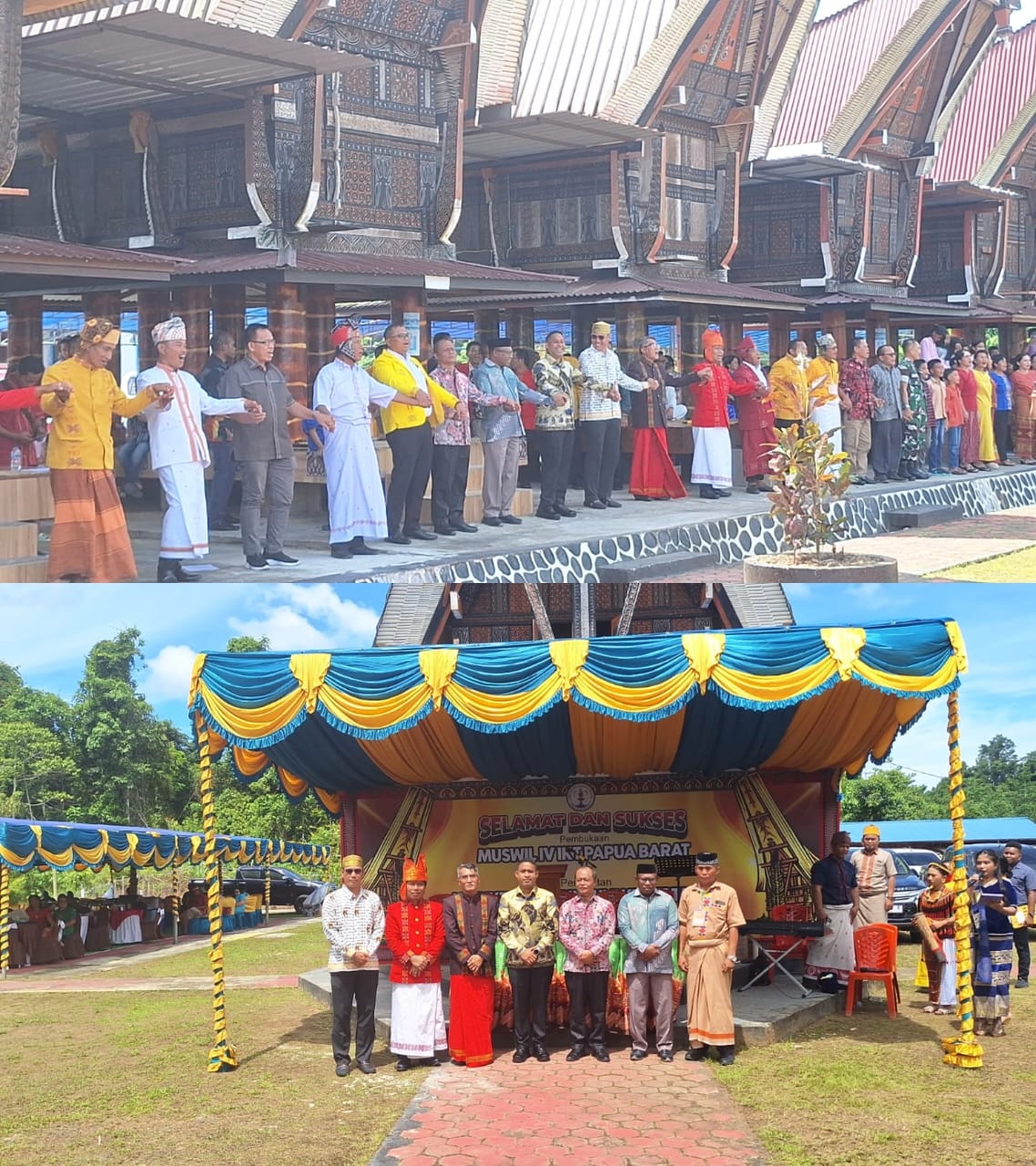 Hadiri HUT Ikatan Keluarga Toraja (IKT) Kabupaten Teluk Bintuni, Bupati Yohanis Manibuy Ajak Masyarakat Mendukung dan Menyukseskan Seluruh Kebijakan Pembangunan Daerah