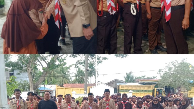 Bentuk Karakter Lebih Baik, 112 Pramuka Kwaran Tanjung Beringin Ikuti Jambore Cabang Sergai 2026