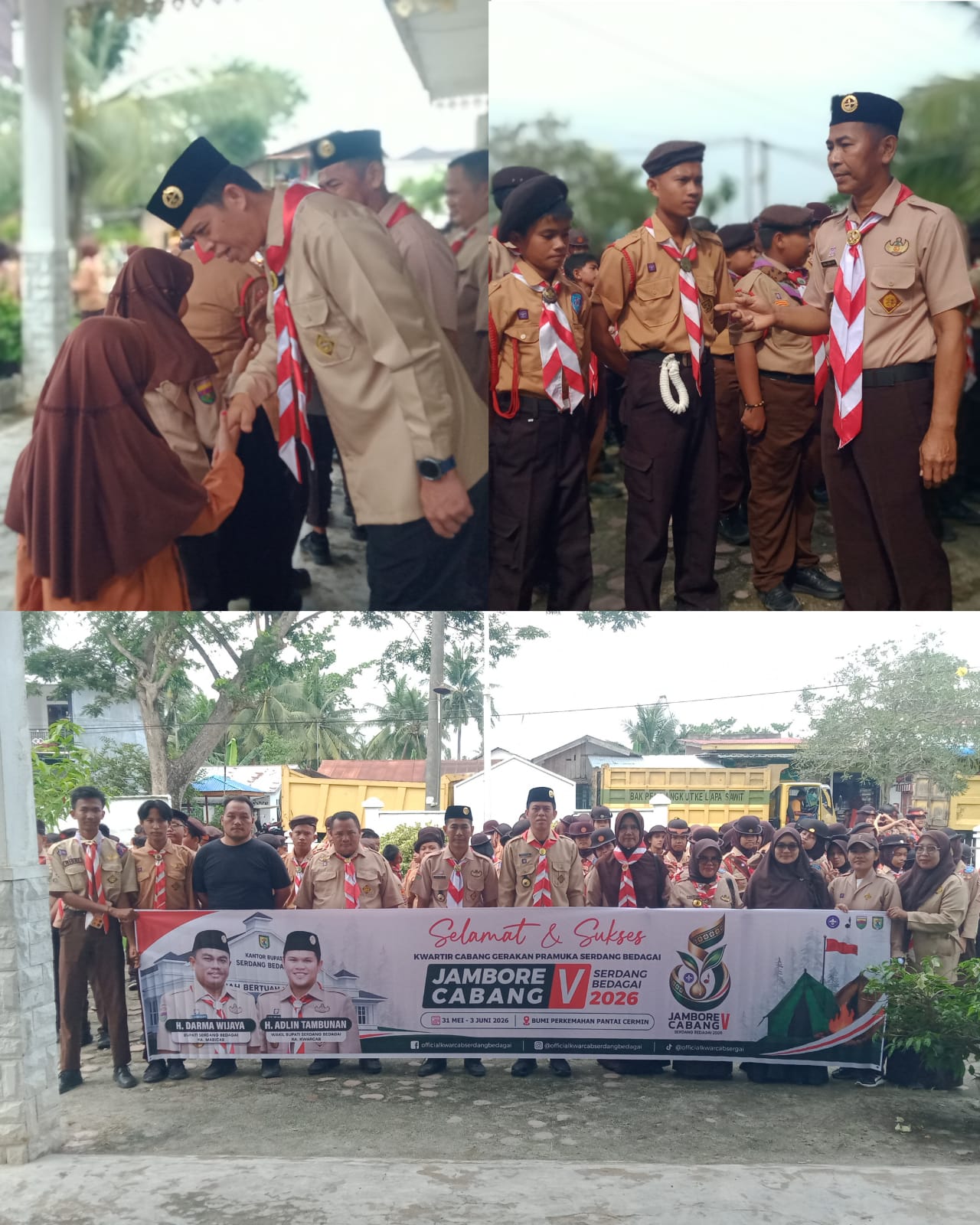 Bentuk Karakter Lebih Baik, 112 Pramuka Kwaran Tanjung Beringin Ikuti Jambore Cabang Sergai 2026
