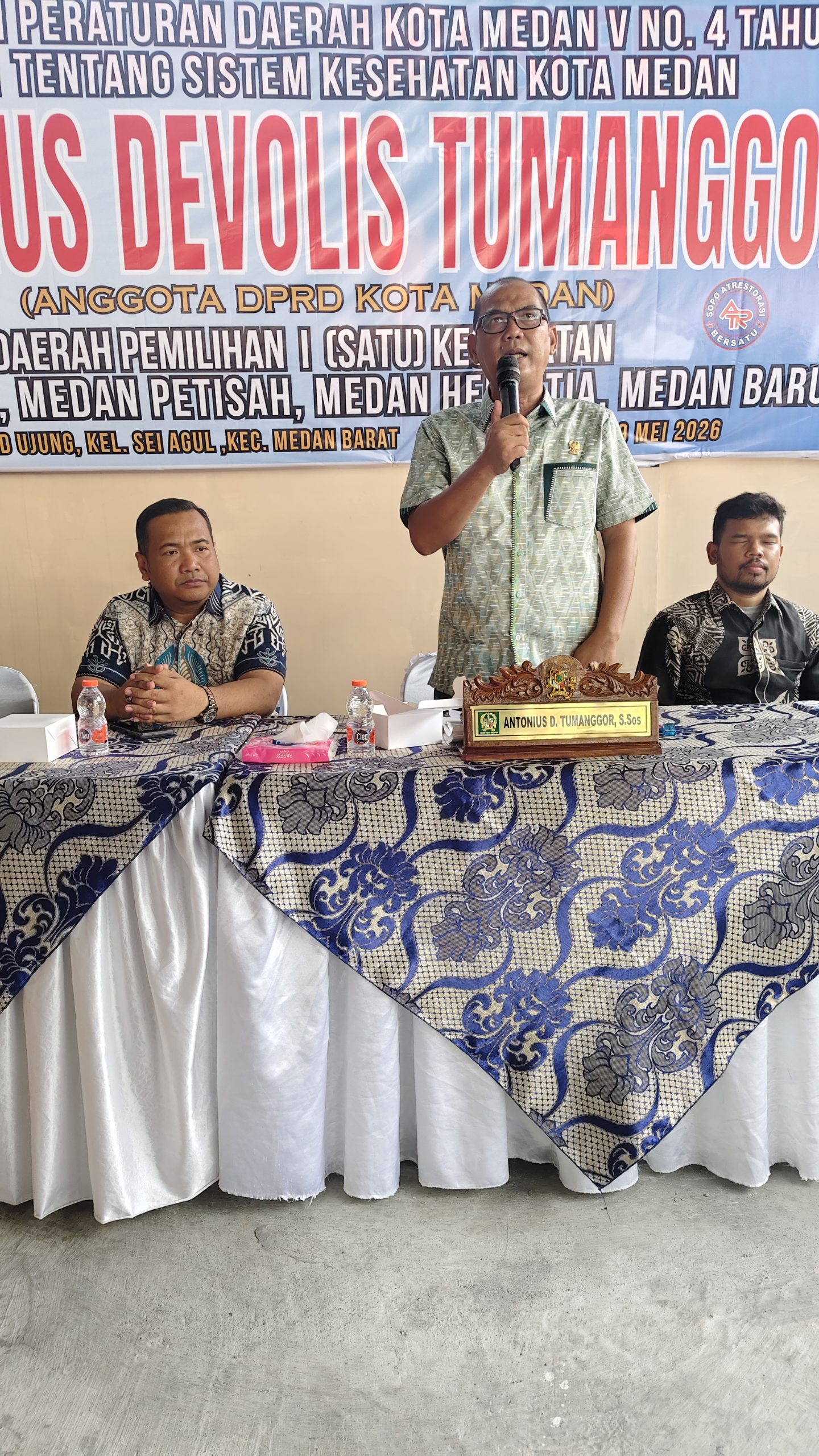 Antonius Tumanggor Soroti Kondisi Puskesmas Sei Agul, Berdiri Sejak 1973, Terancam Pipa Gas Bertekanan Tinggi, Mendesak Direlokasi Total