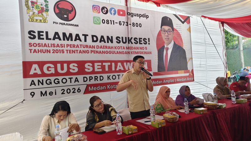 Sosialisasi Perda Penanggulangan Kemiskinan Agus Setiawan Dorong Lansia dan Disabilitas Manfaatkan PKH Medan Makmur