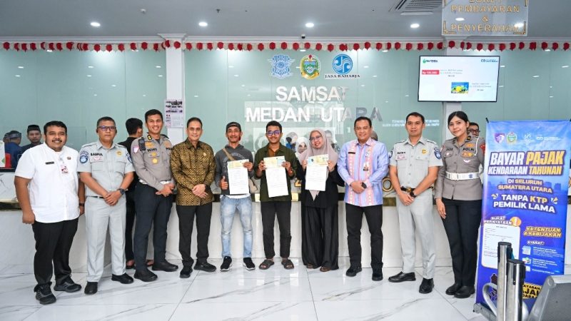 Di Sumut Bayar PKB Kini Lebih Mudah, Tak Perlu KTP Pemilik Lama