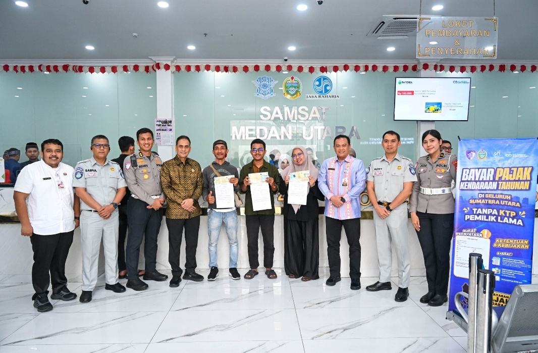 Di Sumut Bayar PKB Kini Lebih Mudah, Tak Perlu KTP Pemilik Lama