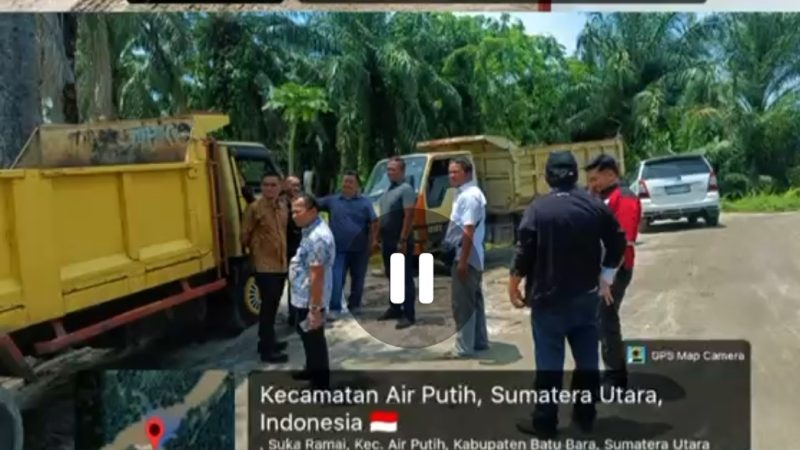 Dinas Perindag ESDM Sumut TINDAK TEGAS TAMBANG ILEGAL di Kabupaten Batubara Kecamatan Air Putih dan Sei Suka