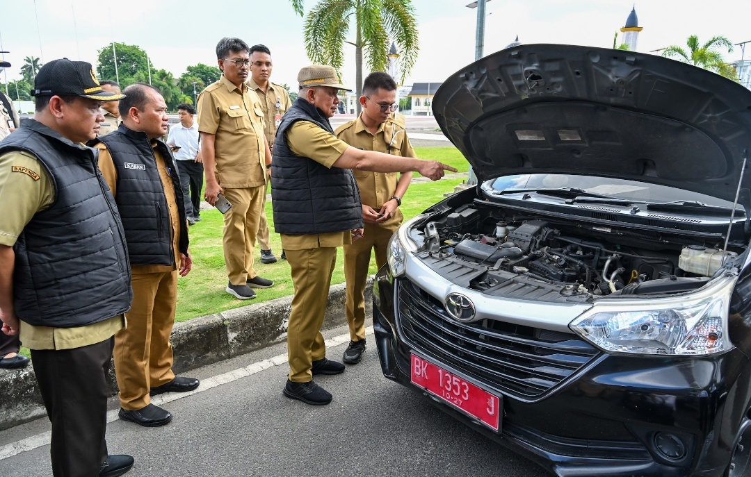Ikuti Instruksi Gubernur Bobby Nasution, Pemprov Sumut Gelar Apel Kendaraan Dinas dan Pastikan Taat Pajak
