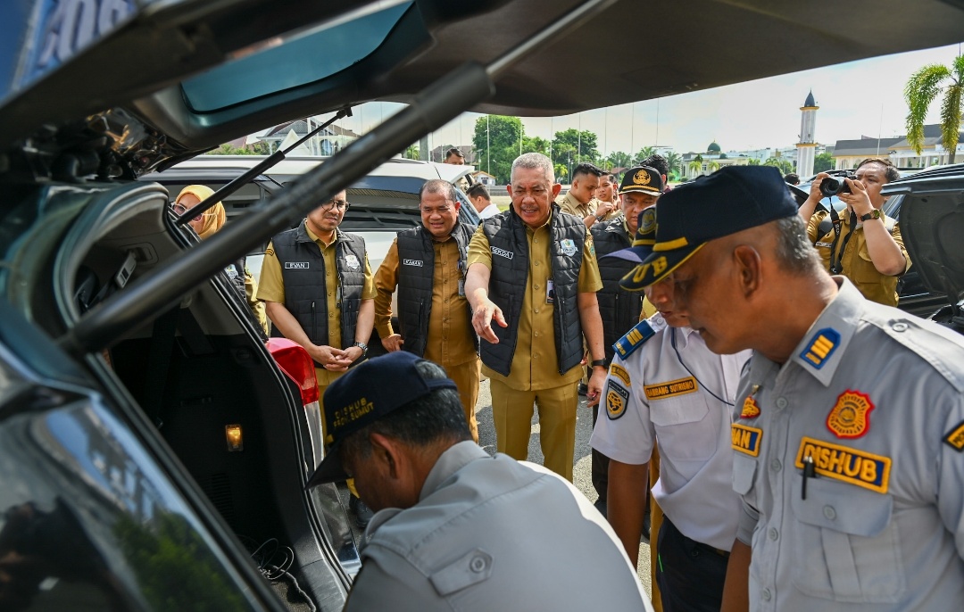 Ikuti Instruksi Gubernur Bobby Nasution, Pemprov Sumut Gelar Apel Kendaraan Dinas dan Pastikan Taat Pajak