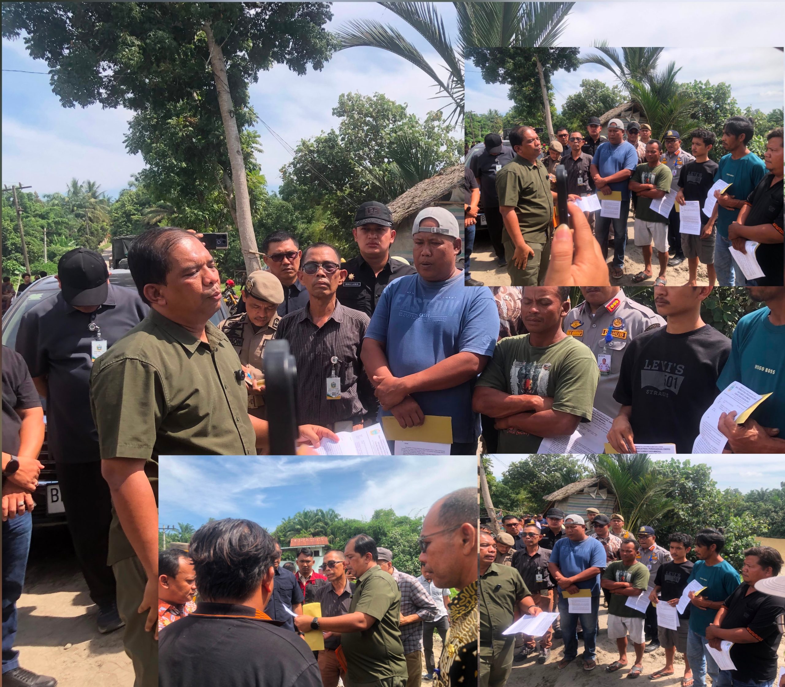 Digerebek Tim Terpadu, Pekerja Tambang Ilegal di Sergai Kocar-kacir
