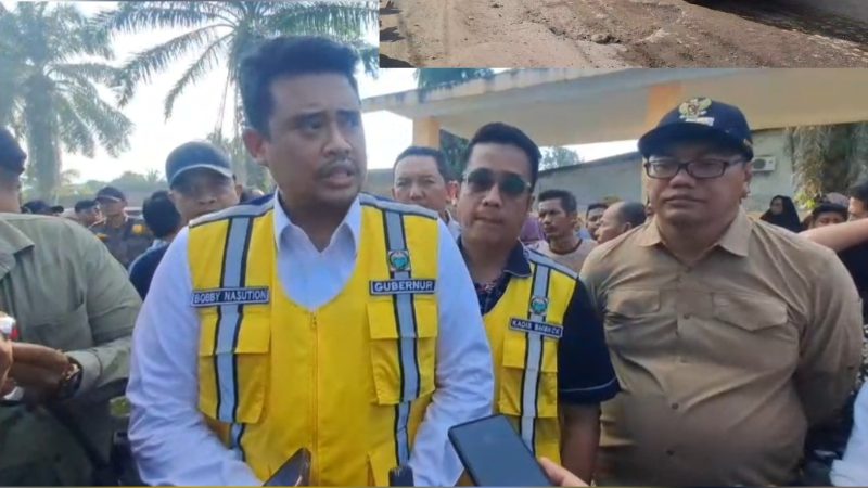 Bobby Nasution Pastikan Jalan Rusak Sepanjang 5,5 Km di Galang Mulai Diperbaiki, Galian C Liar Ditutup
