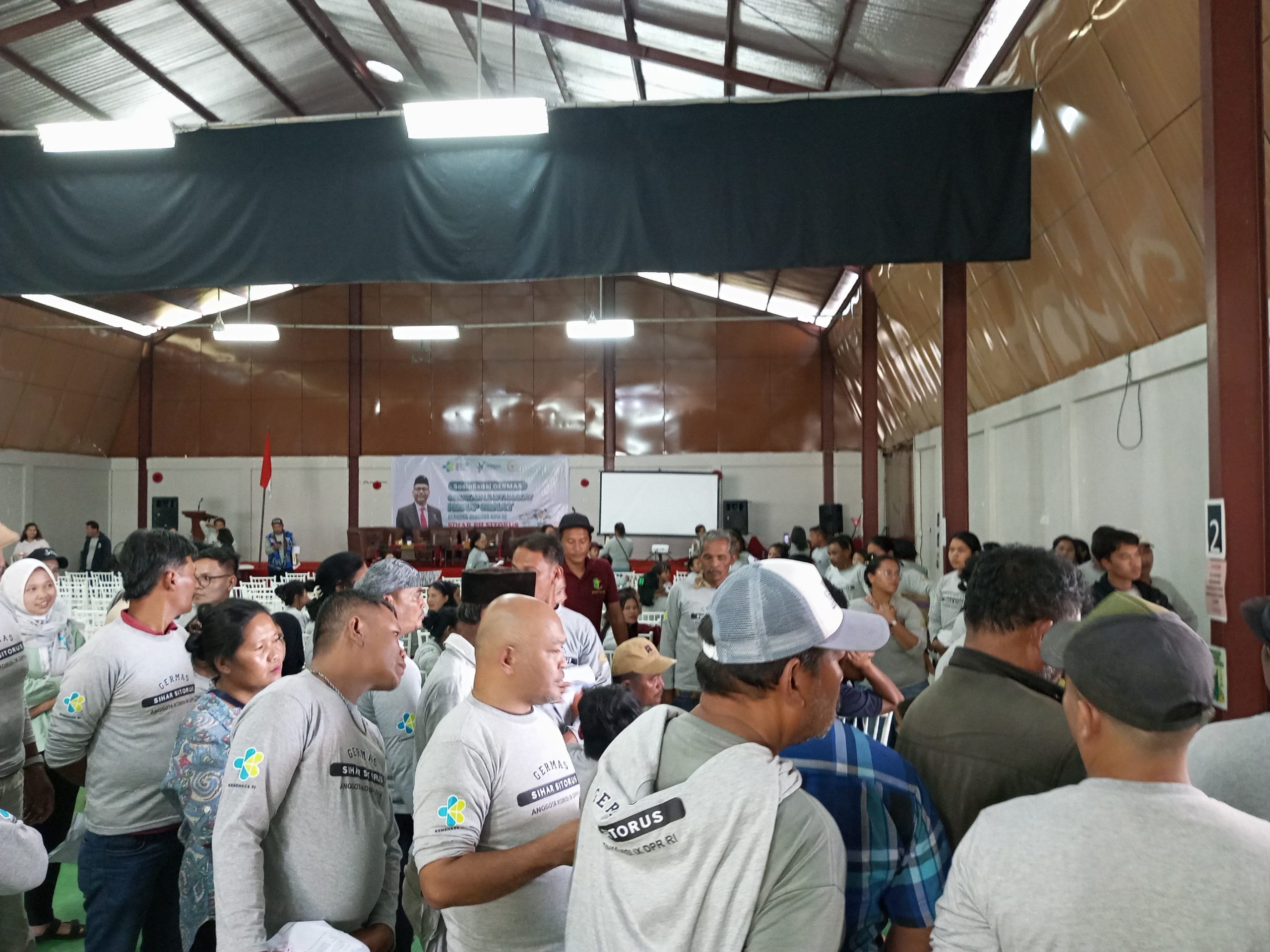 Peserta Kecewa, Giat GERMAS Anggota DPR RI di Siborongborong Disorot