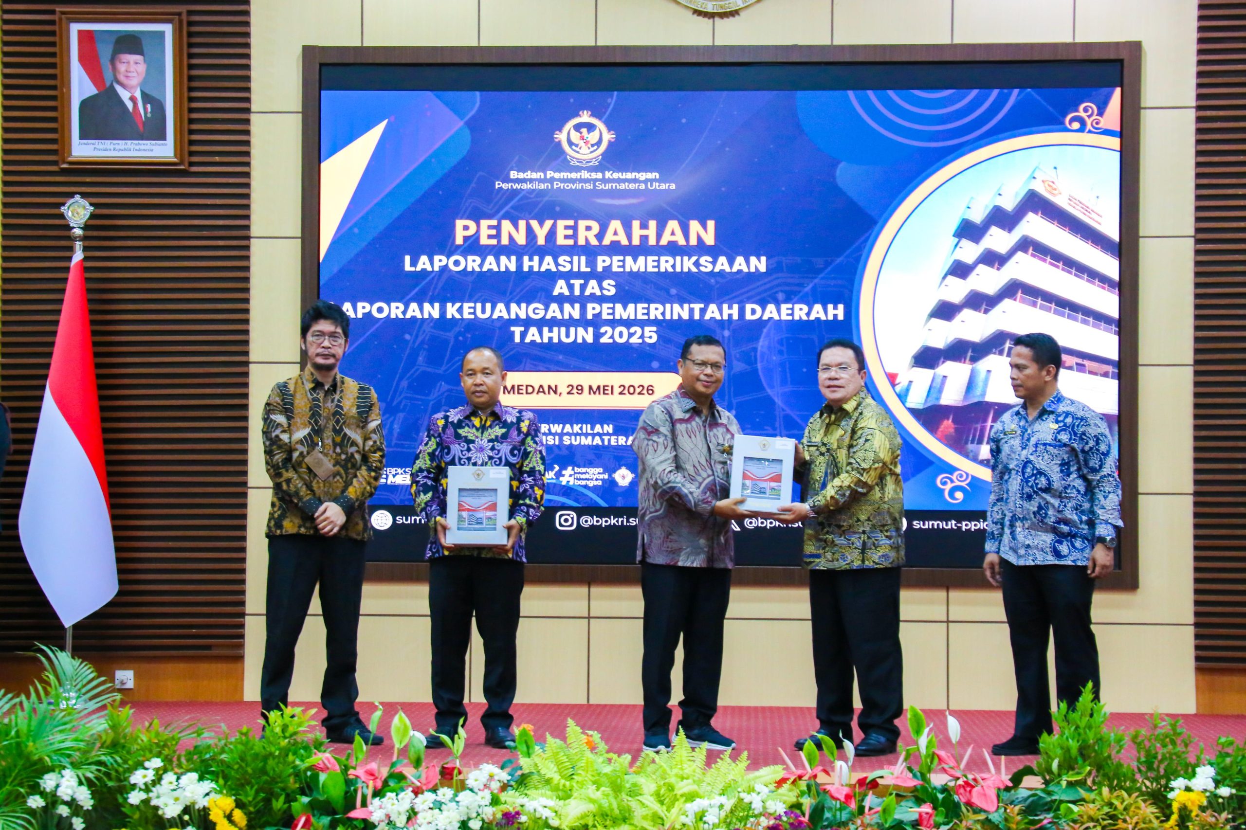 Tahun 2026 Hasil LHP BPK RI Perwakilan Sumut untuk Kali Kelima, LKPD Pemko Pematangsiantar Raih Opini WTP