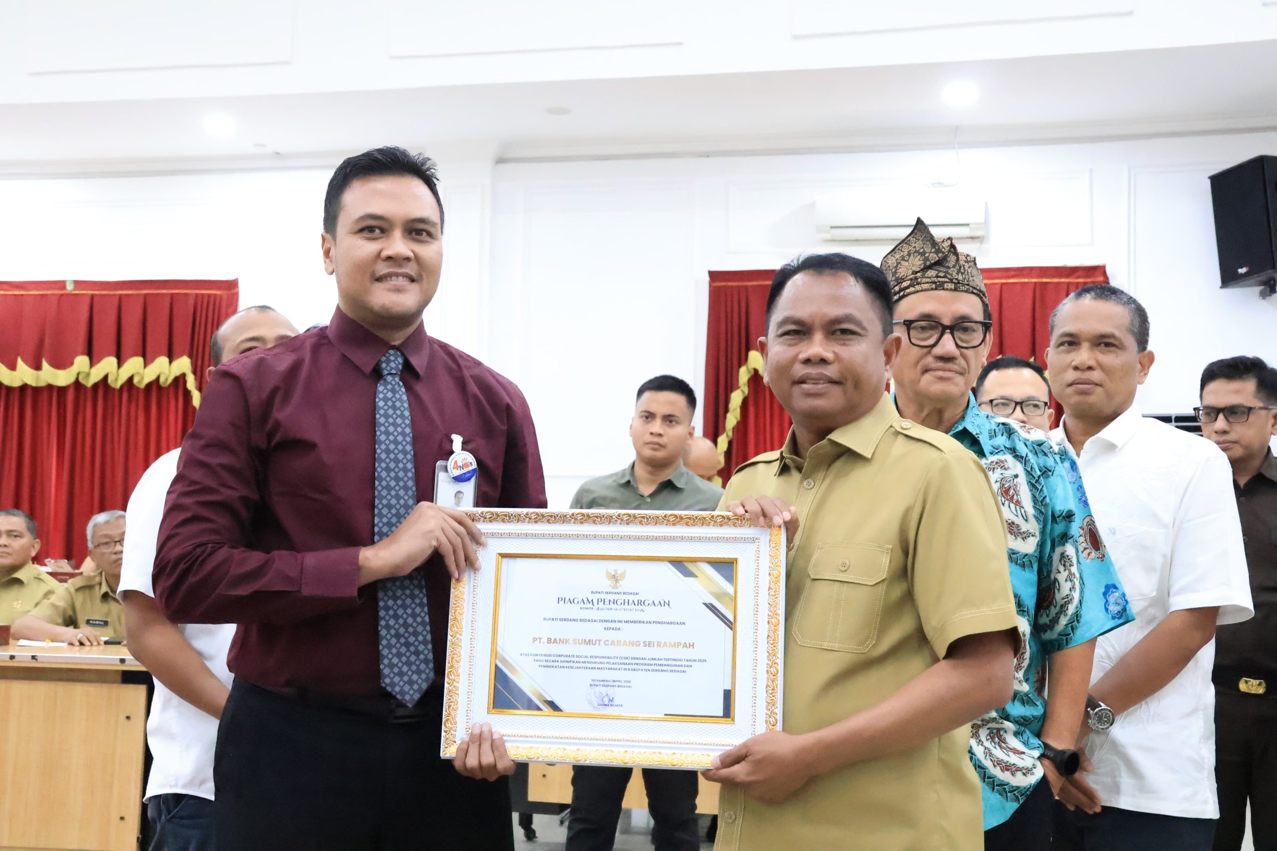 Sinergi Dunia Usaha Dorong Pembangunan Sergai, Bupati Darma Wijaya Apresiasi Kontribusi TJSLP