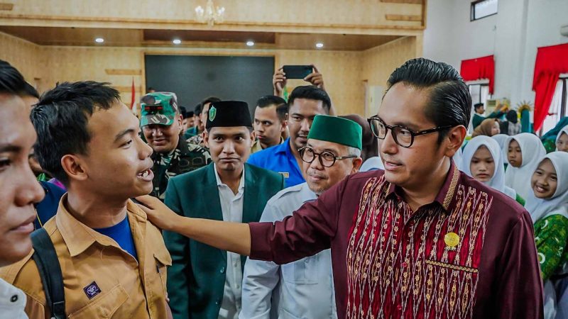 Rico Waas Ajak Pelajar IPA Kota Medan Kompak Tolak Judi Online