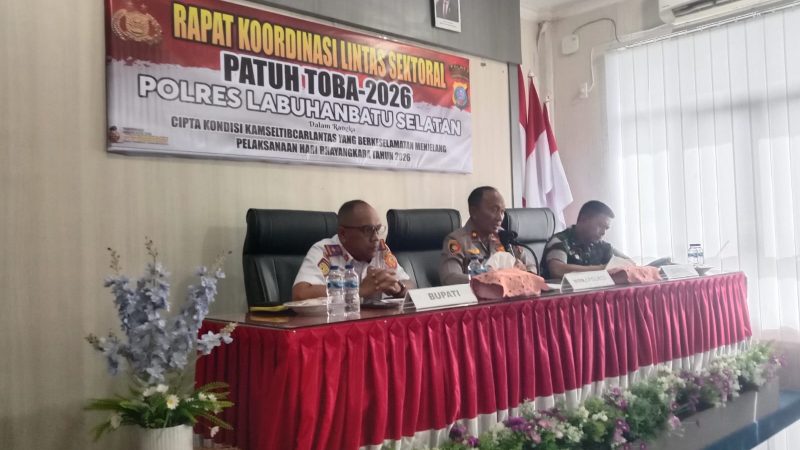 Danramil 11/Kotapinang Hadiri Rakor Lintas Sektoral Operasi Patuh Toba 2026, Perkuat Sinergi Ciptakan Kamseltibcarlantas
