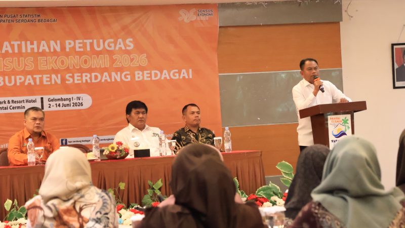 Bupati Sergai Tekankan Akurasi SE2026 Harus Disurvei Benar Hingga Tingkat Basis