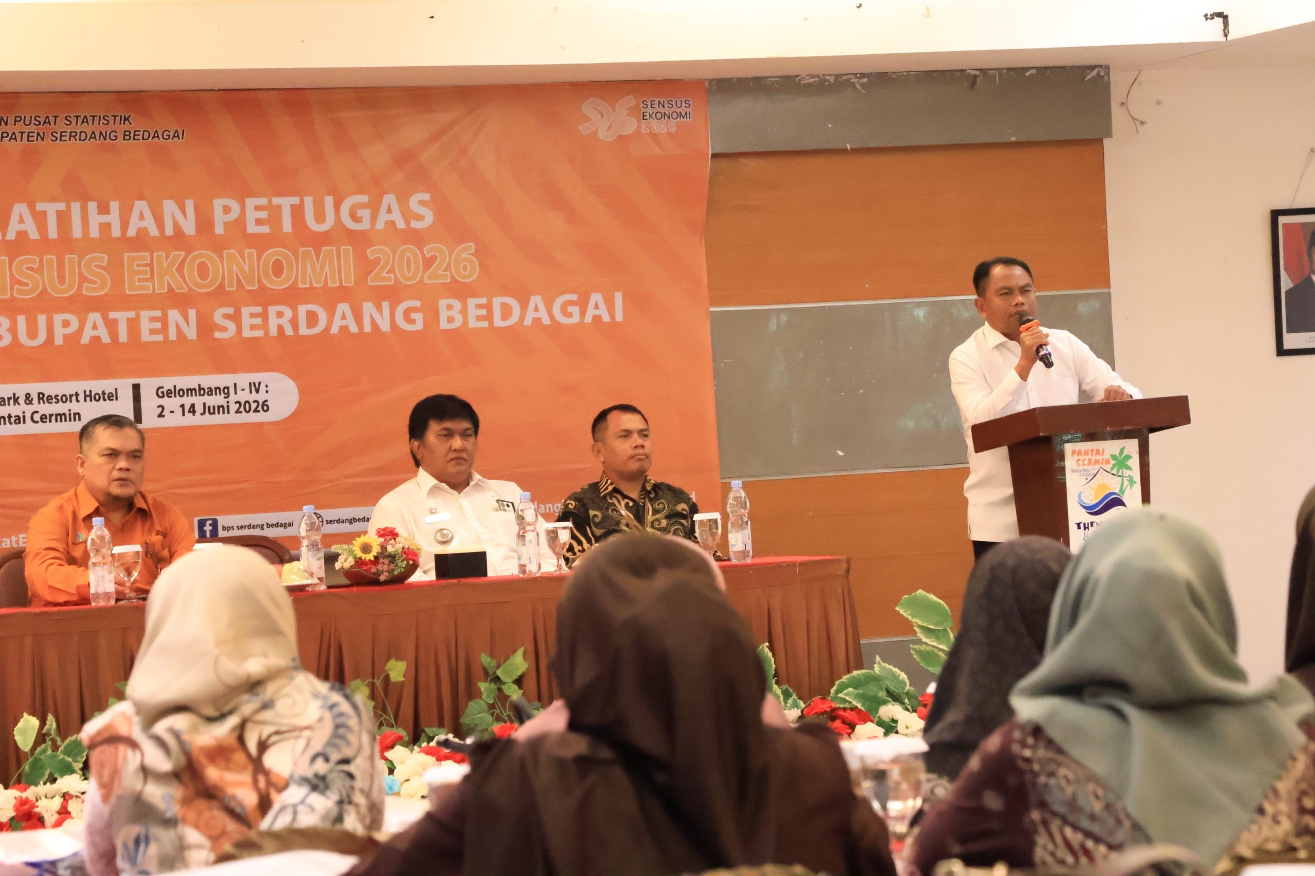 Bupati Sergai Tekankan Akurasi SE2026 Harus Disurvei Benar Hingga Tingkat Basis