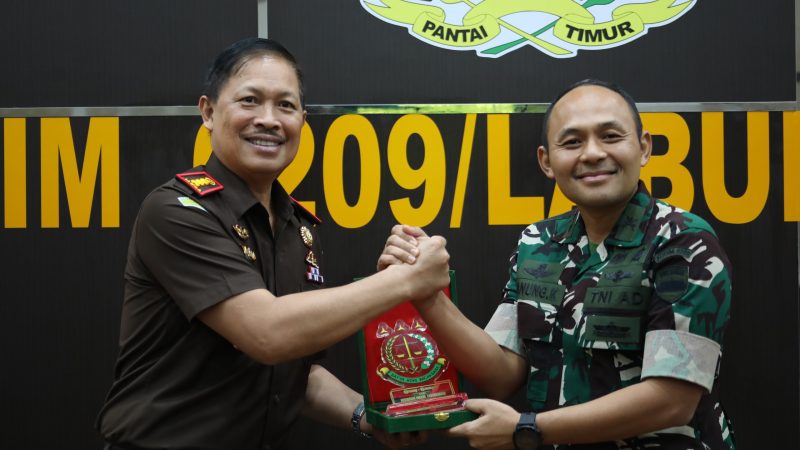 Perkuat Sinergi, Kajari Labuhanbatu Kunjungi Kodim 0209/LB