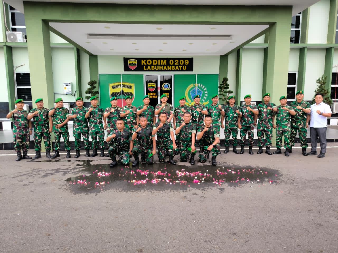 Dandim 0209/Labuhanbatu Pimpin Tradisi Korps, Sambut Personel Baru dengan Semangat Pengabdian