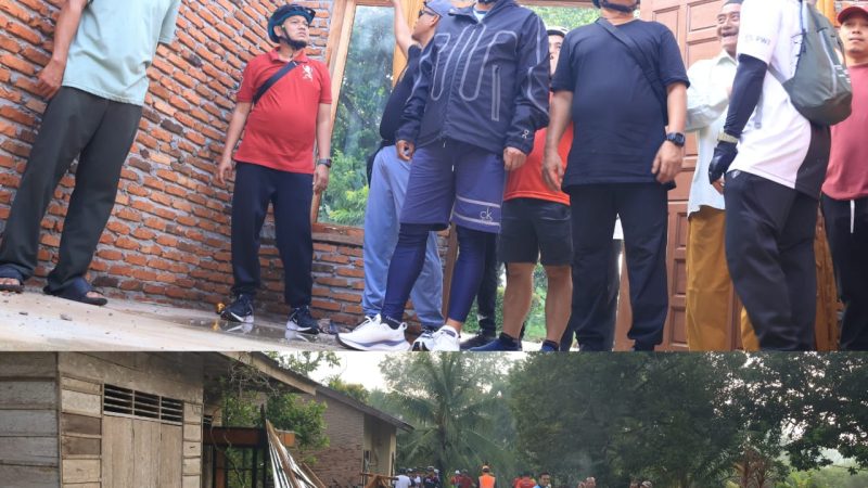 Bupati Sergai Tinjau dan Serahkan Bantuan Korban Angin Kencang di Sei Rampah