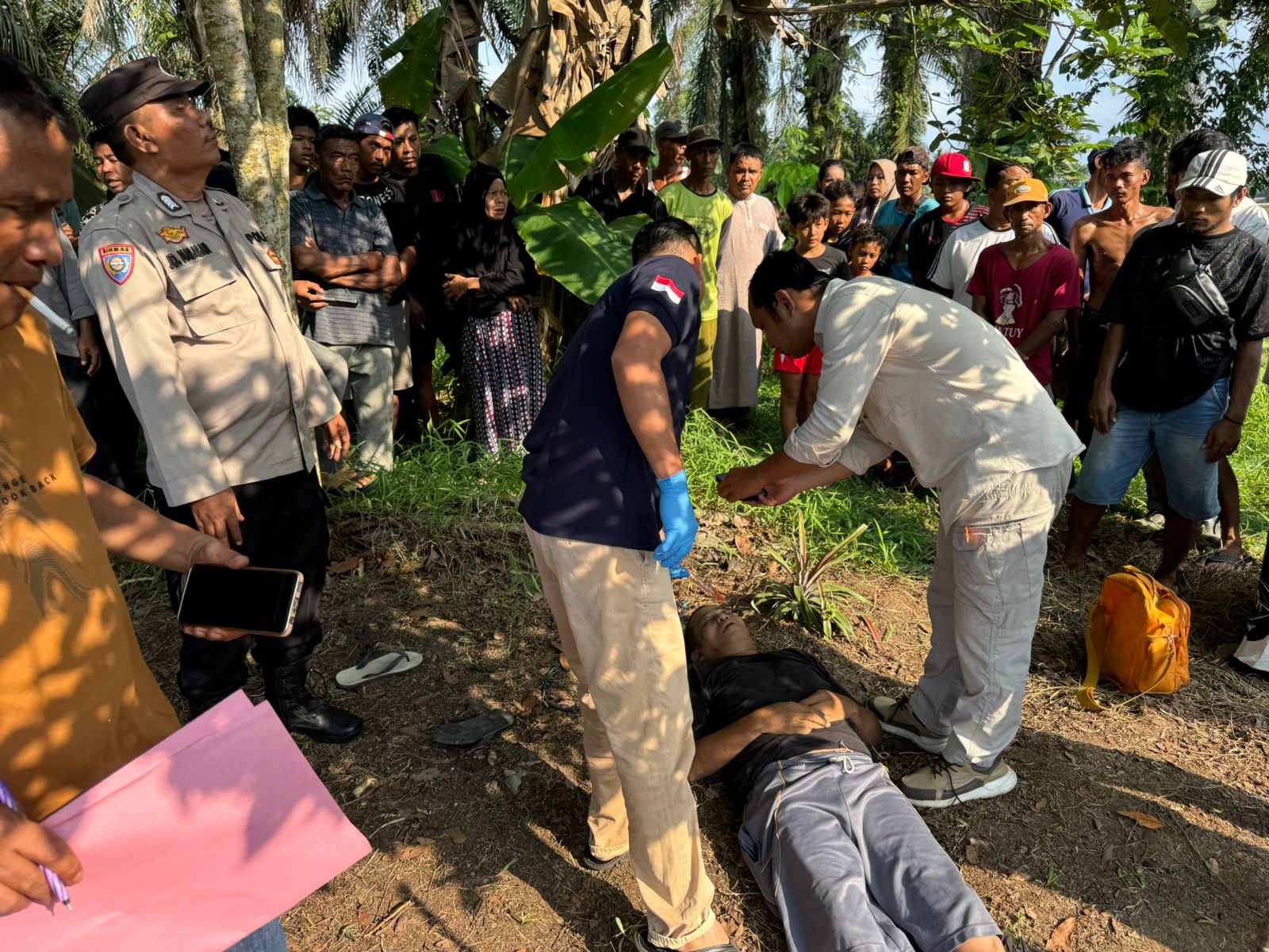 Seorang Pria 54 Tahun Ditemukan Meninggal di Areal Perkebunan, Polres Sergai Lakukan Penyelidikan