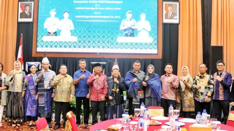 Bupati Simalungun Bersama Wakil Bupati dan Jajaran Forkopimda Hadiri Acara Pisah Sambut Dandim 0207/Sml