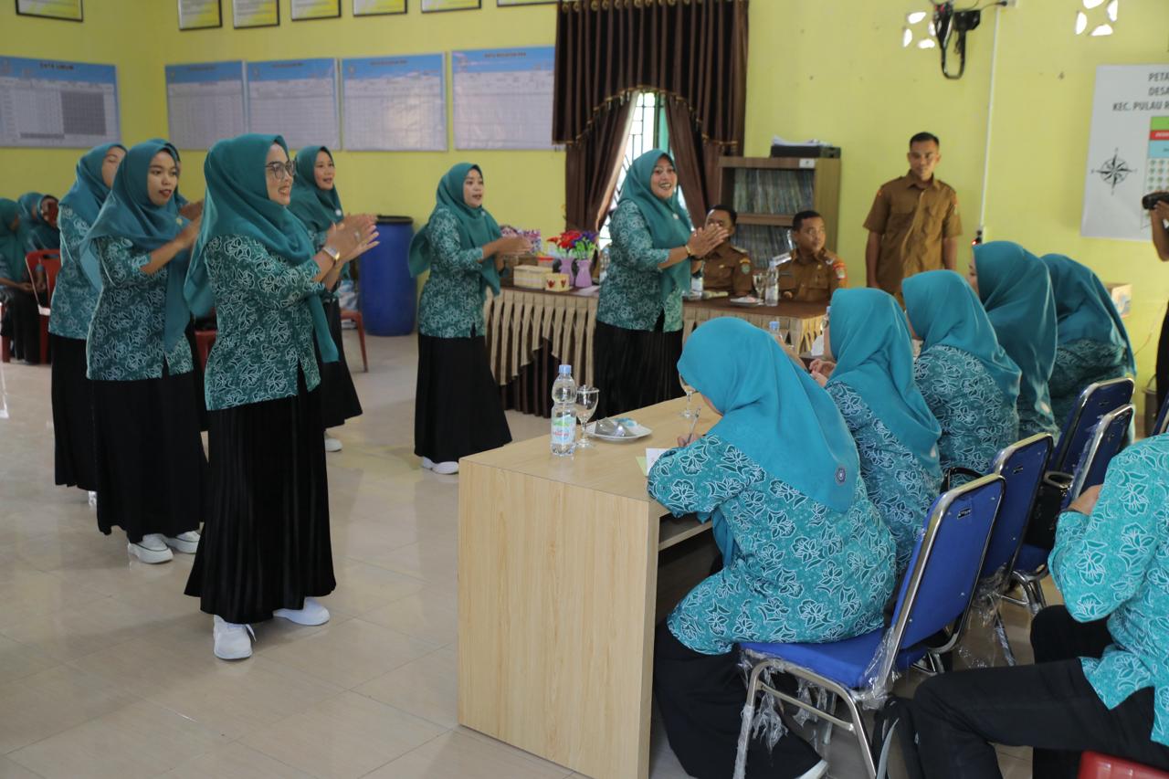 TP-PKK Asahan Monitoring Lomba HKG PKK Tahun 2026 Di Pulau Rakyat Dan Rahuning