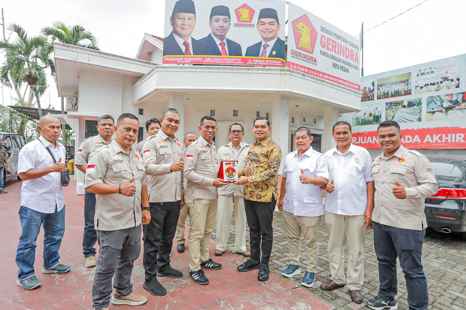 DPC Macan Asia Indonesia dan Gerindra Medan Bersinergi Kawal Program Strategis Presiden Prabowo