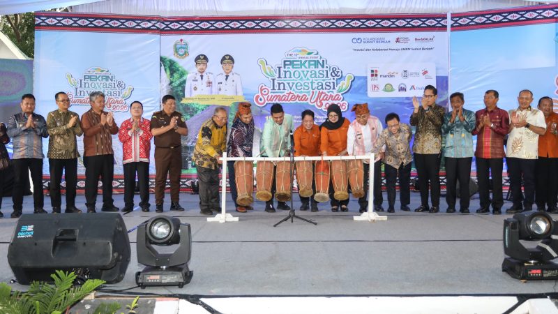 Wali Kota Pematangsiantar Bersama Gubernur Sumut Hadiri Pembukaan Pekan Inovasi Investasi Sumatera Utara