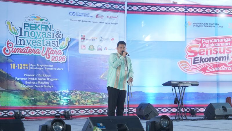 Gubsu Buka Pekan Inovasi dan Investasi Sumut Dan Pencanangan Sensus Ekonomi 2026