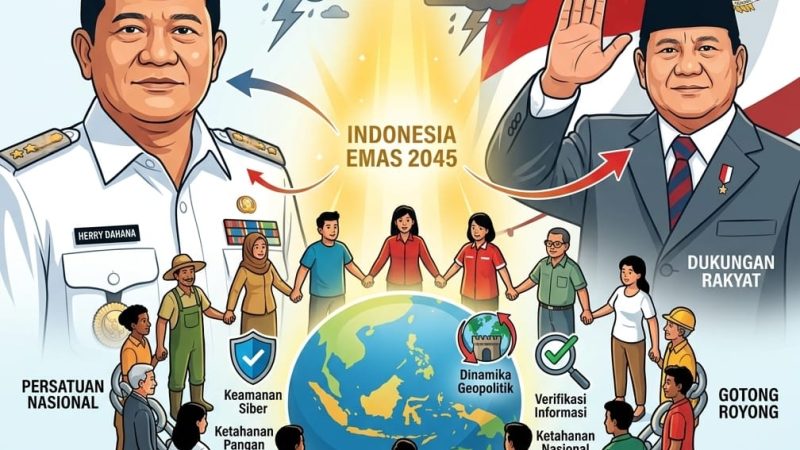 Herry Dahana: Bangsa Akan Kuat Jika Bersatu Mendukung Kepemimpinan Prabowo