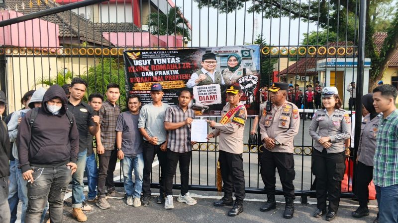 BEM Sumut Resmi Laporkan Dugaan Pelanggaran Limbah B3 Klinik Romauli ZR ke Polda Sumut
