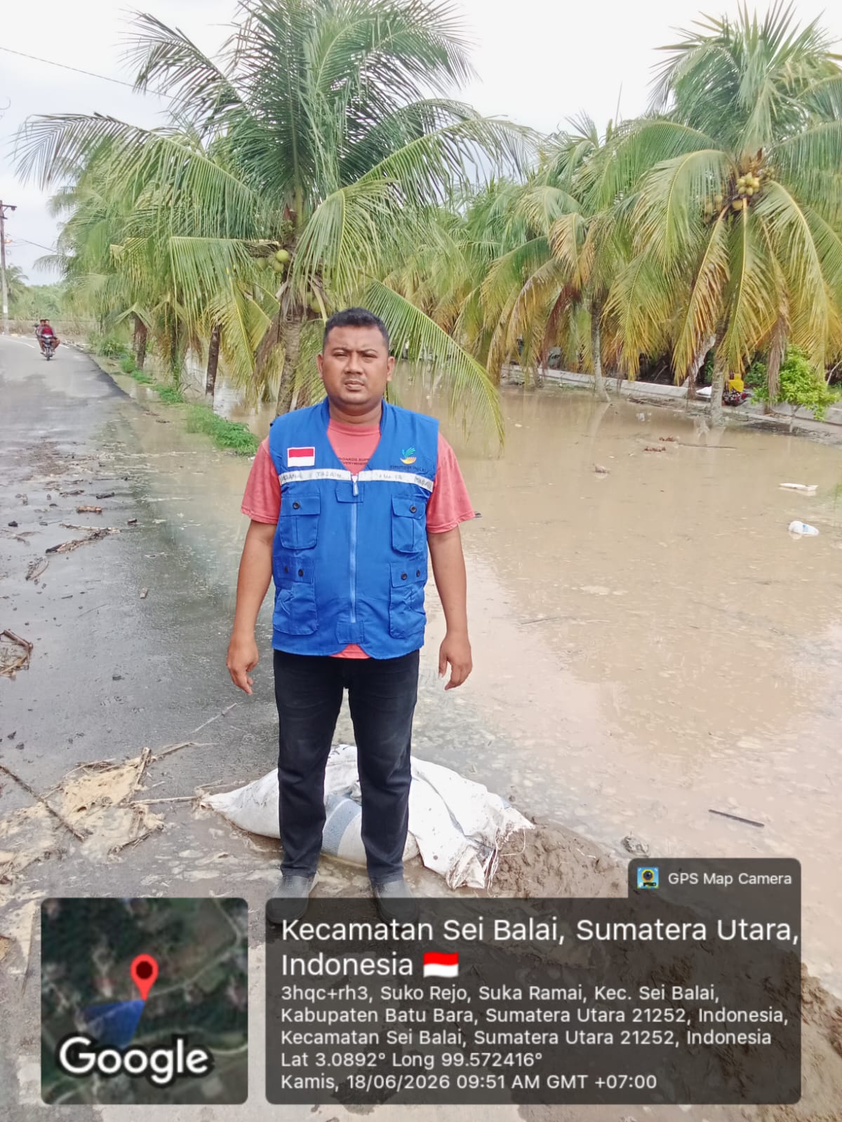 53 Rumah Warga Desa Sukarejo Terendam Banjir Akibat Curah Hujan, Dinsos Batu Bara Respon Cepat