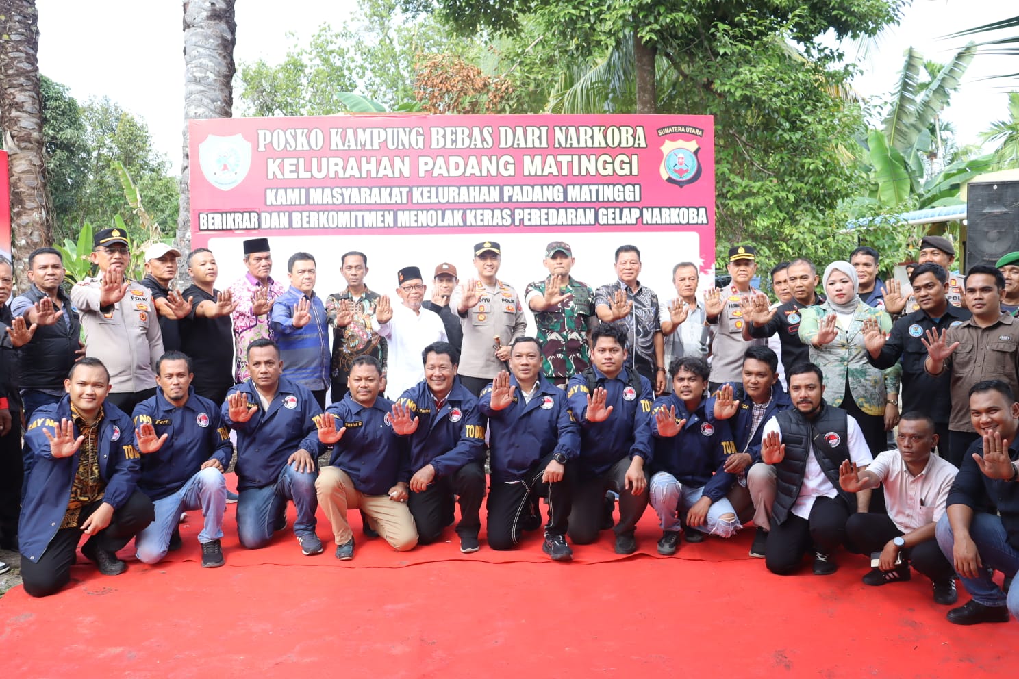 Polres Labuhanbatu Perkuat Posko Kampung Bebas Narkoba Lewat Edukasi Dan Kepedulian Sosial