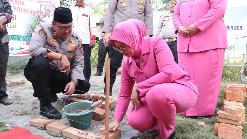 Kapolres Langkat Pimpin Peletakan Batu Pertama Sumur Bor untuk Warga Tanjung Putus