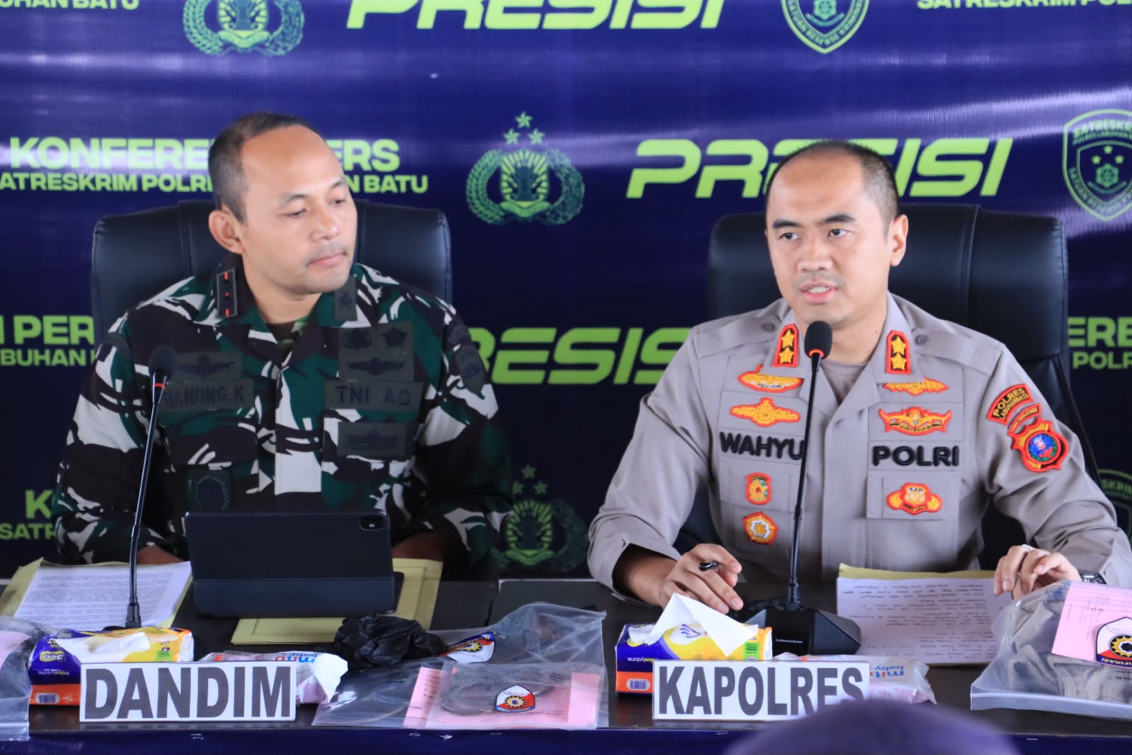 Kapolres Labuhanbatu Pimpin Press Release, Ungkap Kasus Penganiayaan Yang Berujung Kematian Di PT Agrinas Palma Nusantara