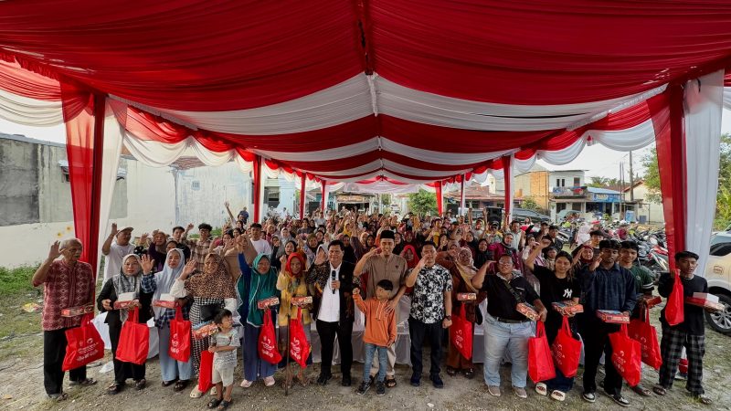 Gelar Pembinaan Ideologi dan Wawasan Kebangsaan di Asam Kumbang, Jusup Ginting Ajak Warga Perkuat Persatuan dan Nilai Pancasila