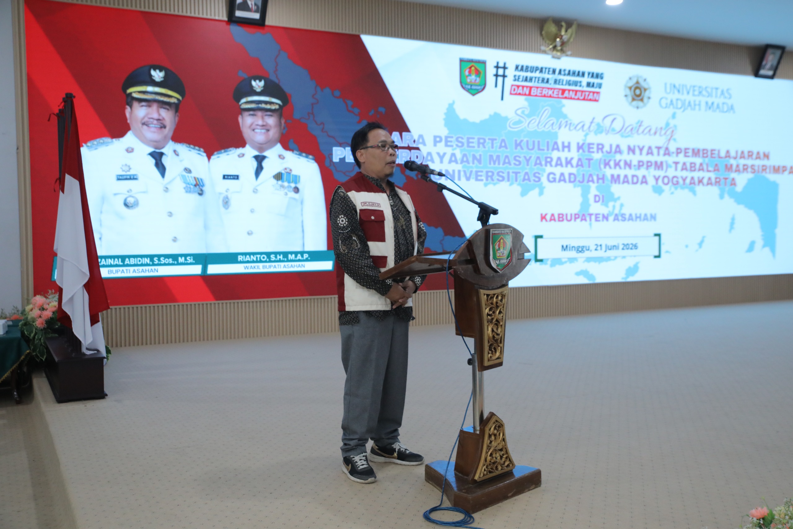 Wakil Bupati Asahan Sambut Tim KKN-PPM UGM Yogyakarta