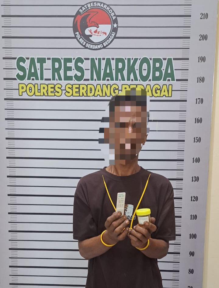 Pria Teluk Mengkudu Diamankan Satres Narkoba Polres Sergai Atas Kepemilikan Sabu
