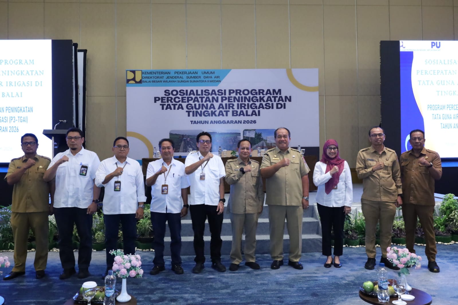 Bupati Asahan Hadiri Sosialisasi Tingkat Balai P3-TGAI T.A. 2026
