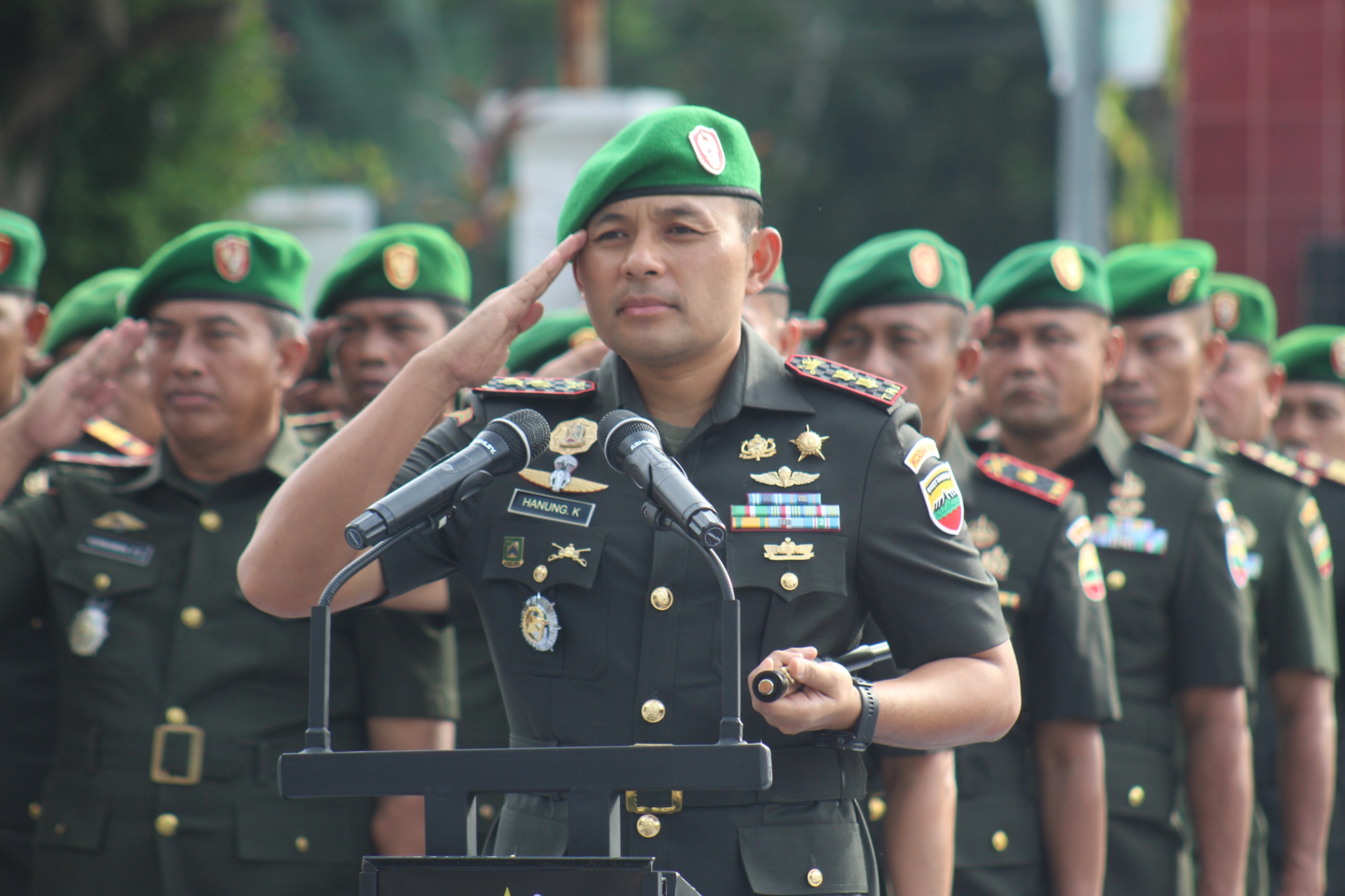 HUT ke-76 Kodam I/BB, Dandim 0209/Labuhanbatu Pimpin Ziarah dan Tabur Bunga di TMP Rantauprapat