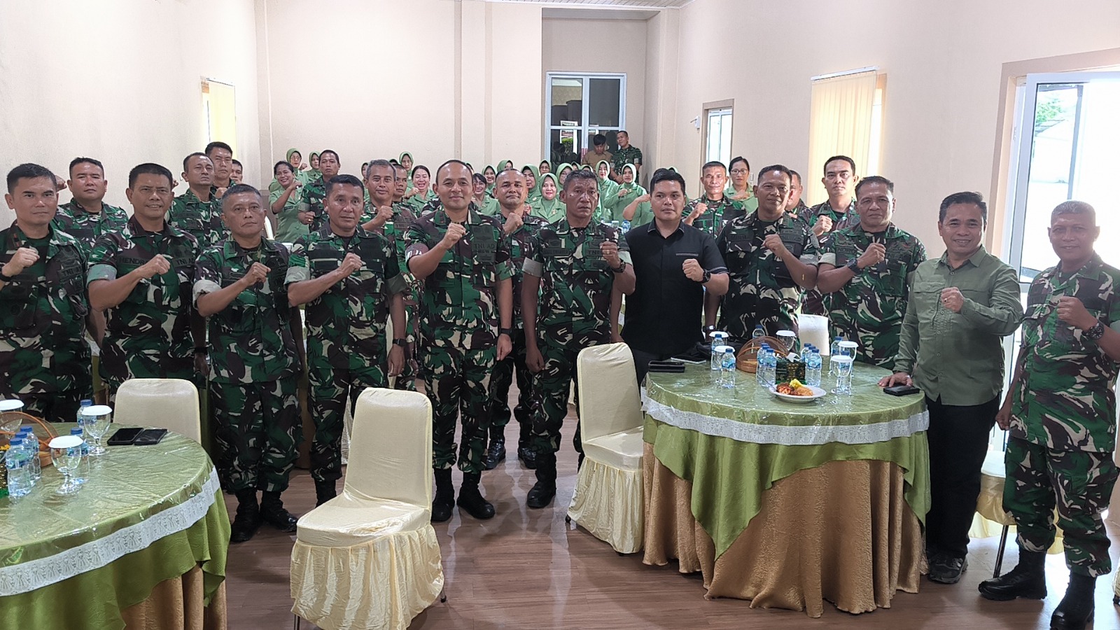 Syukuran HUT ke-76 Kodam I/BB, Dandim 0209/Labuhanbatu Ajak Prajurit Tingkatkan Profesionalisme Dan Pengabdian