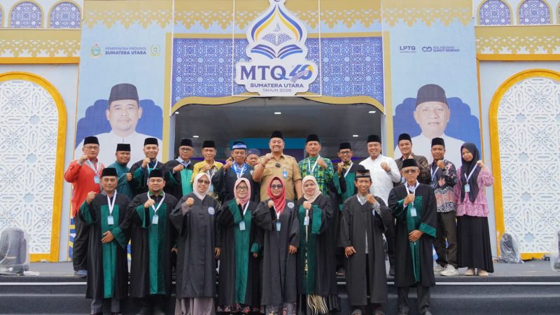 Bupati Baharuddin Siagian Beri Semangat Kafilah Batu Bara yang Lolos Final MTQ ke – 40 Tingkat Sumatera Utara