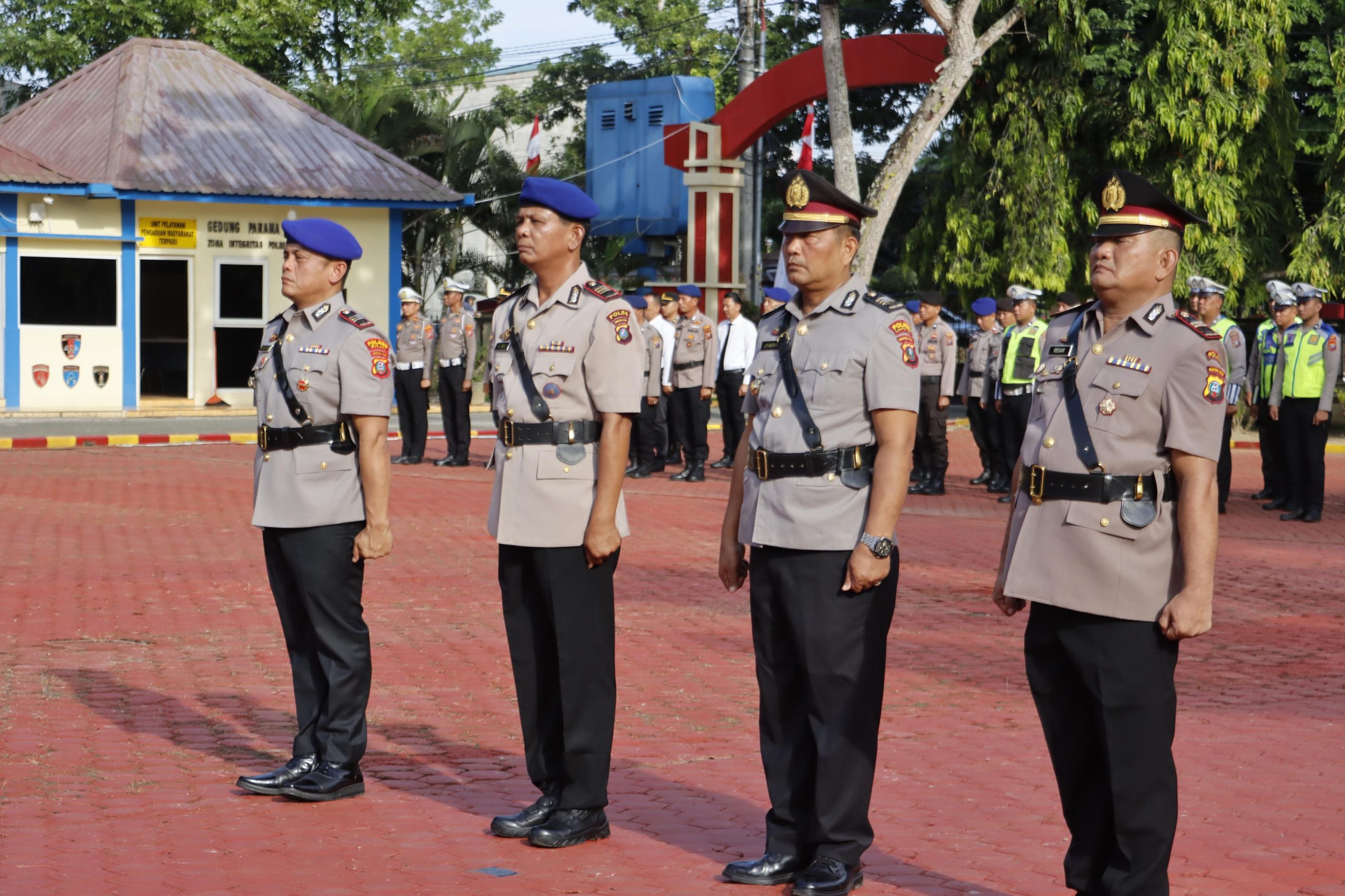 Sertijab Kasat dan Kasi Humas di Pimpin Langsung Kapolres Langkat