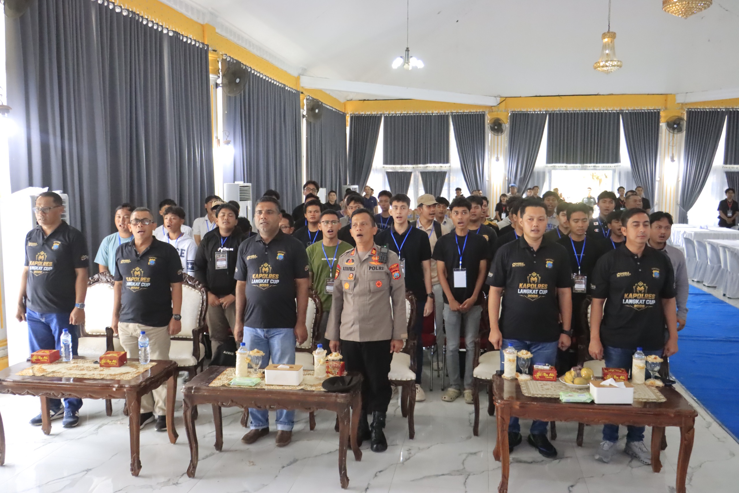 Turnamen Mobile Legends Kapolres Langkat Cup 2026,di Ikuti Ratusan Pelajar