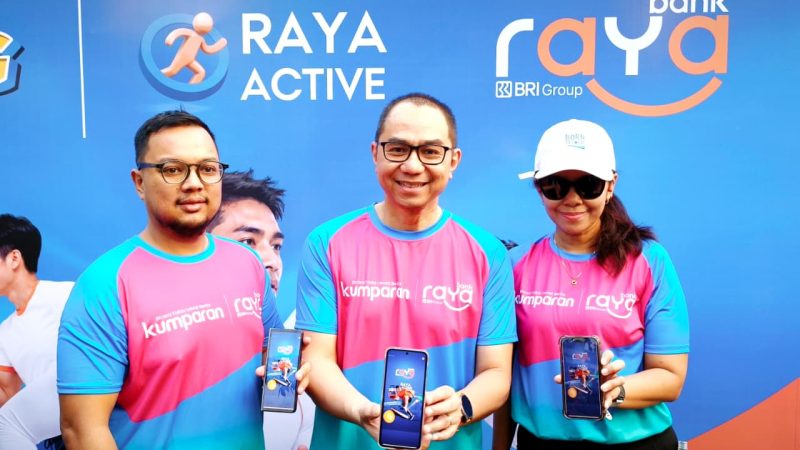 Bank Raya Luncurkan Raya Active, Fitur Bank Digital yang Ubah Langkah Kaki Jadi Tabungan Impian