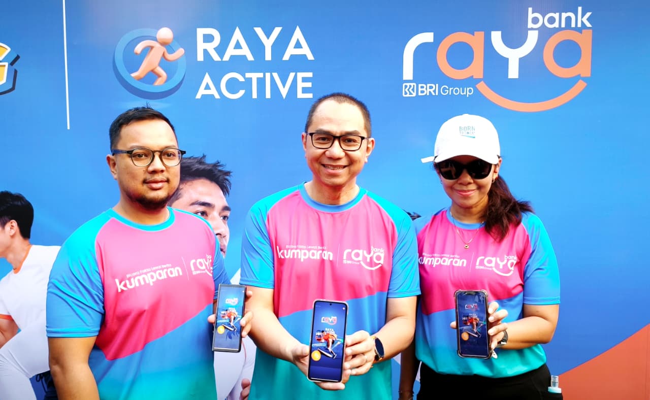 Bank Raya Luncurkan Raya Active, Fitur Bank Digital yang Ubah Langkah Kaki Jadi Tabungan Impian