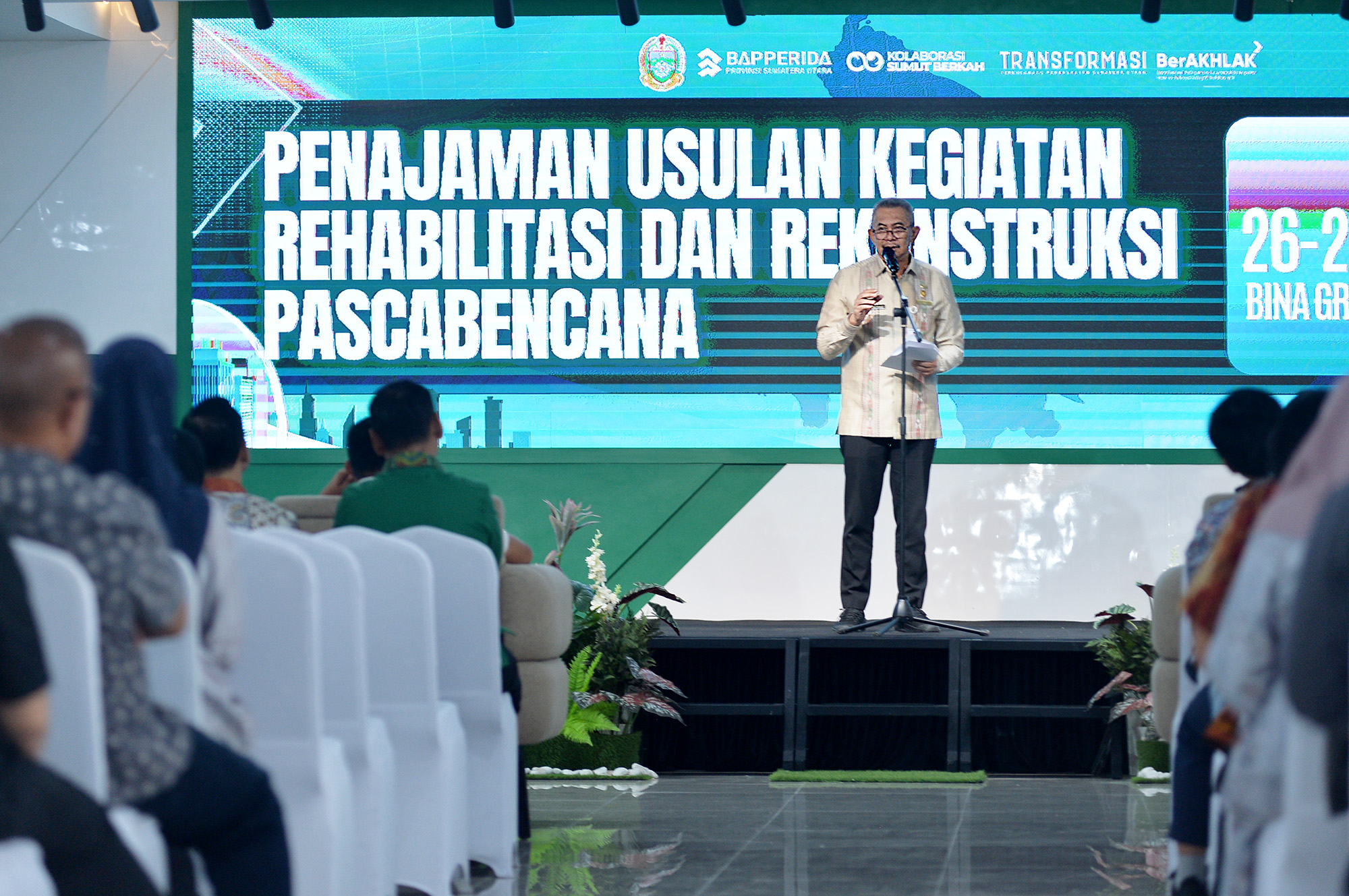 Pemprov Sumut Sinkronkan dan Perbarui Lima Sektor Prioritas Pascabencana