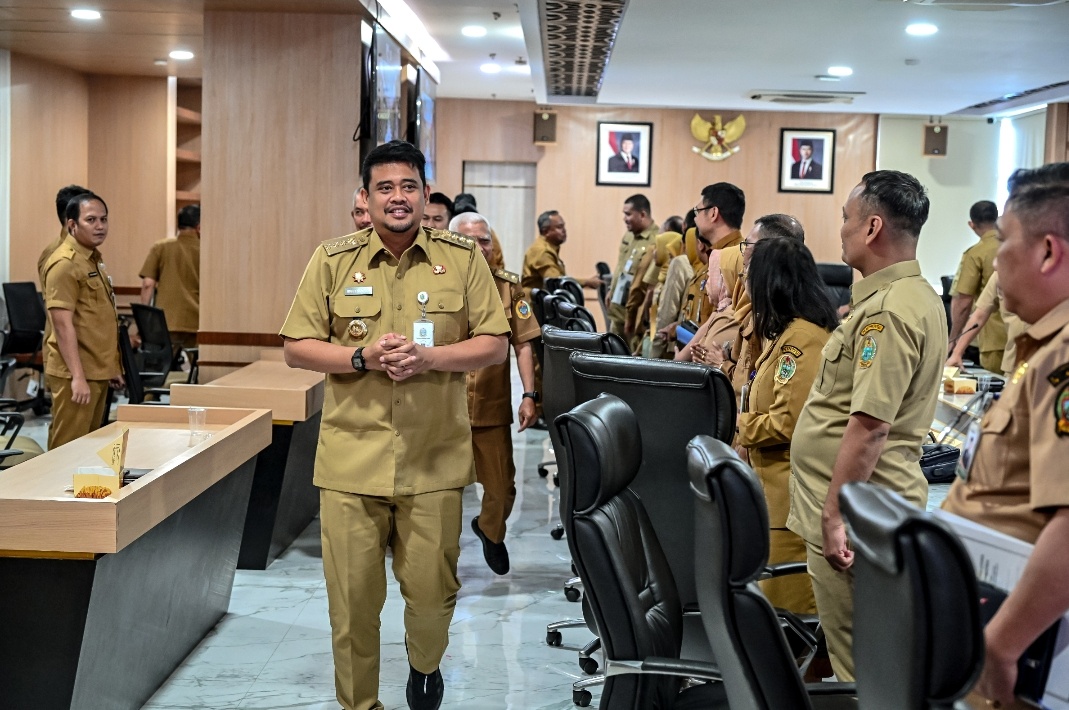Gubernur Bobby Nasution Minta Realisasi Program Prioritas Daerah Dipercepat