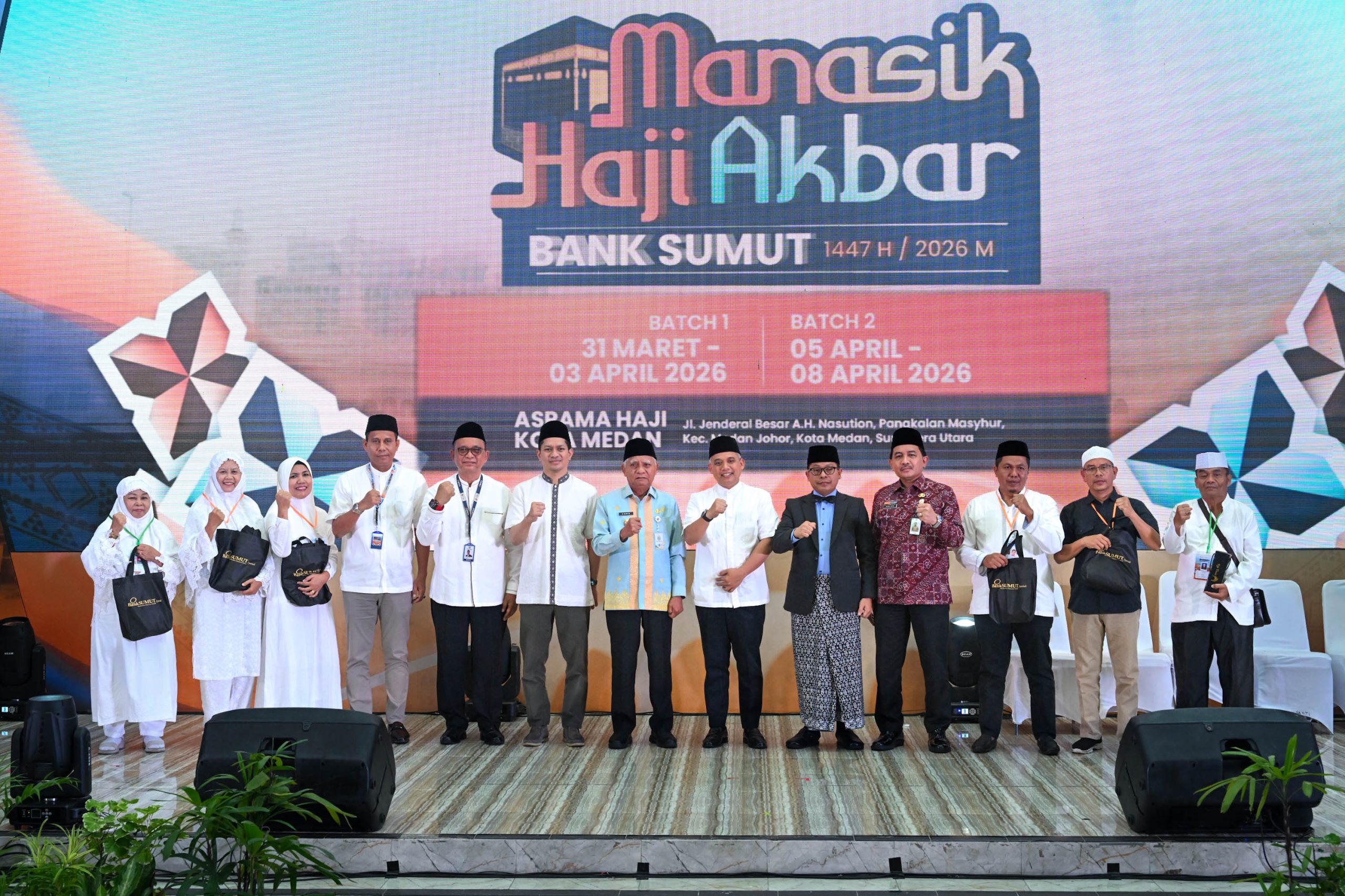 Manasik Haji Akbar Bank Sumut Diikuti 1.661 Jemaah,  Wagub Surya Tekankan Kesiapan Fisik dan Spiritual